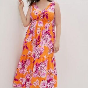 Gathered Maxi Dress